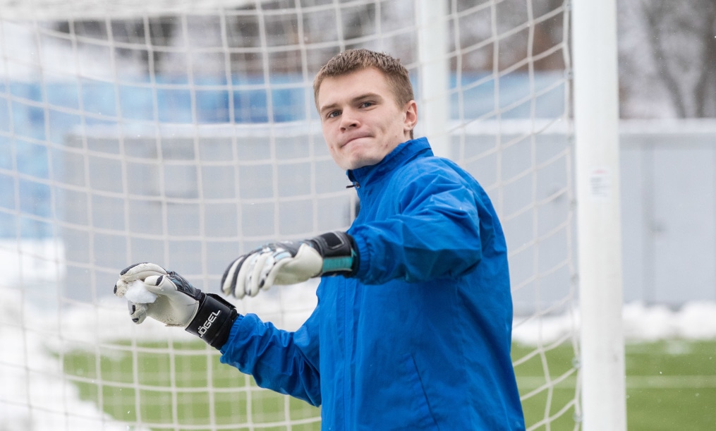 Тренировка «Зенита»-2 в Удельном парке