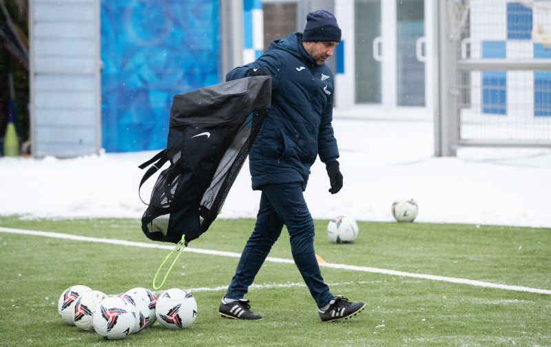 Тренировка «Зенита»-2 в Удельном парке