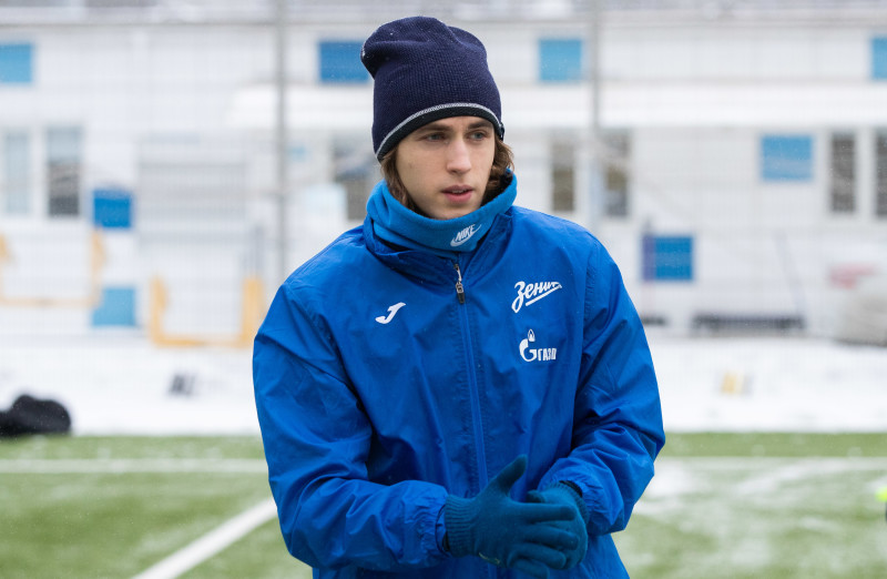 Тренировка «Зенита»-2 в Удельном парке