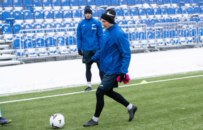 Тренировка «Зенита»-2 в Удельном парке