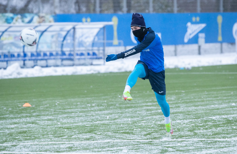 Тренировка «Зенита»-2 в Удельном парке