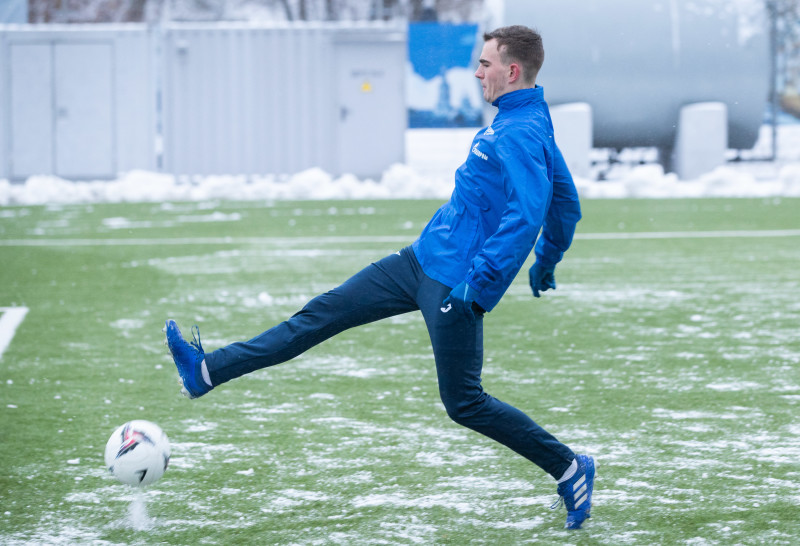 Тренировка «Зенита»-2 в Удельном парке