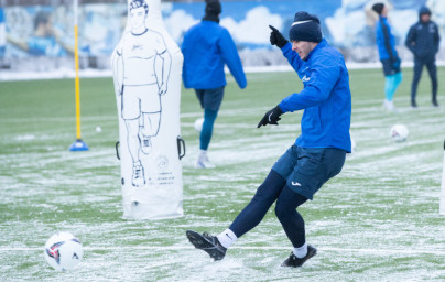 Тренировка «Зенита»-2 в Удельном парке