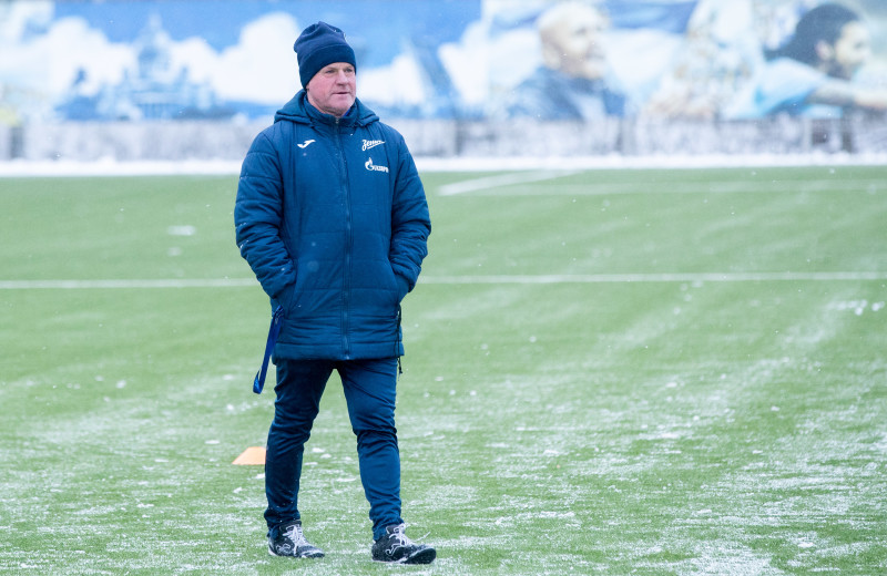 Тренировка «Зенита»-2 в Удельном парке