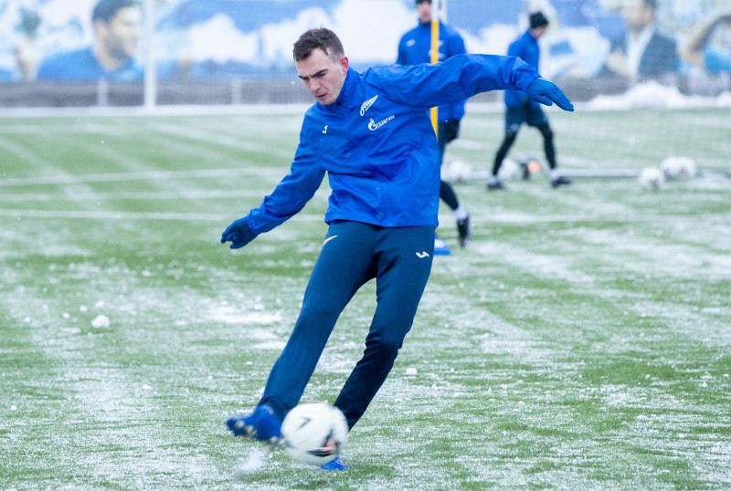 Тренировка «Зенита»-2 в Удельном парке