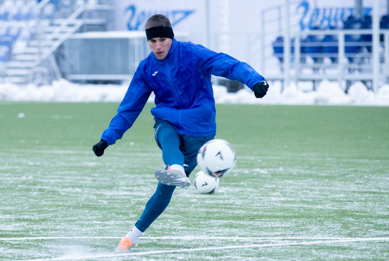 Тренировка «Зенита»-2 в Удельном парке