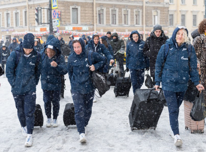 Выезд женской команды «Зенит» в Москву на матч с ЦСКА