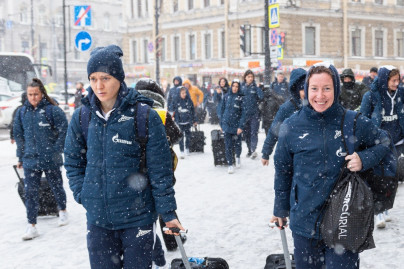 Выезд женской команды «Зенит» в Москву на матч с ЦСКА