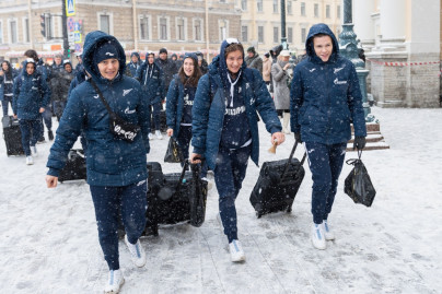 Выезд женской команды «Зенит» в Москву на матч с ЦСКА