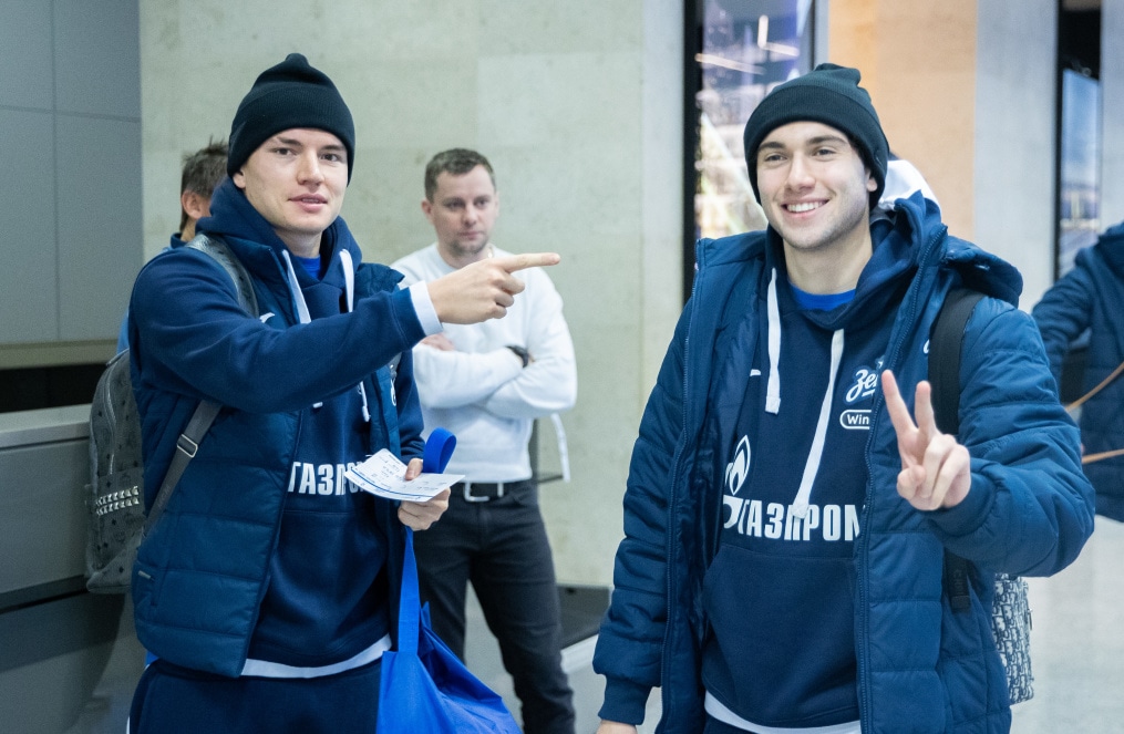 Вылет «Зенита» на матч с «Локомотивом»