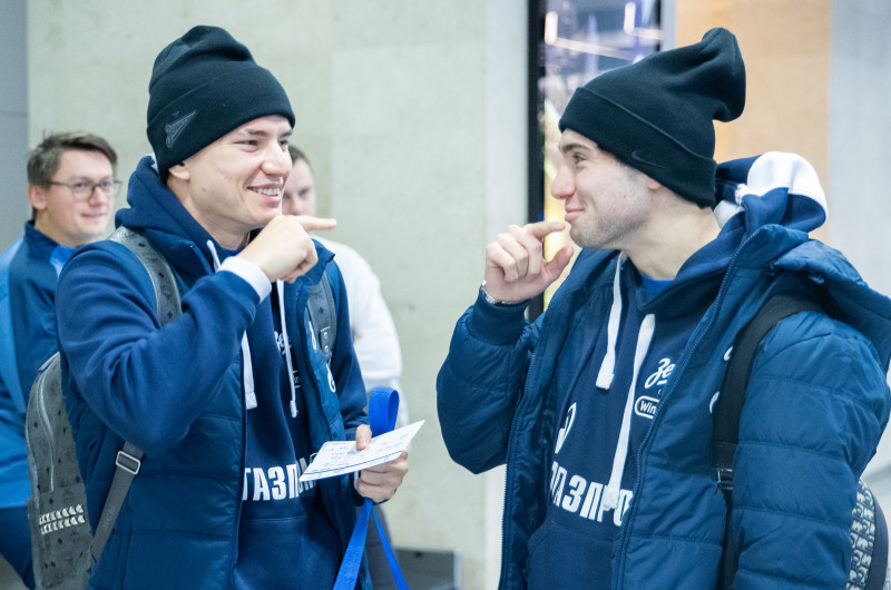 Вылет «Зенита» на матч с «Локомотивом»