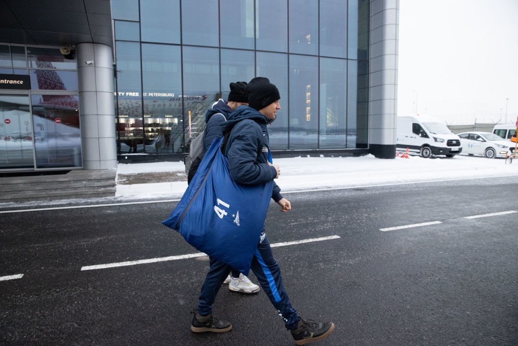 Вылет «Зенита» на матч с «Локомотивом»