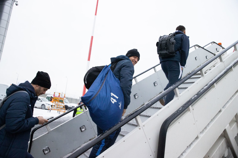 Вылет «Зенита» на матч с «Локомотивом»