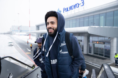 Вылет «Зенита» на матч с «Локомотивом»