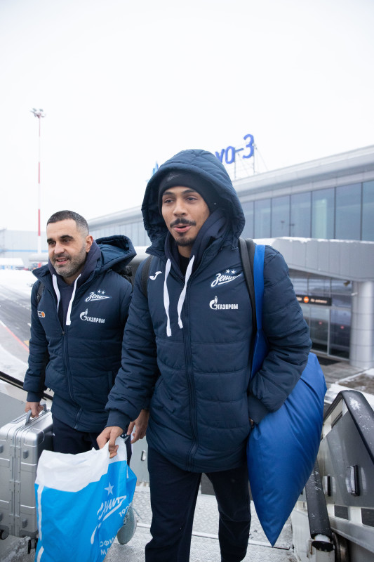 Вылет «Зенита» на матч с «Локомотивом»