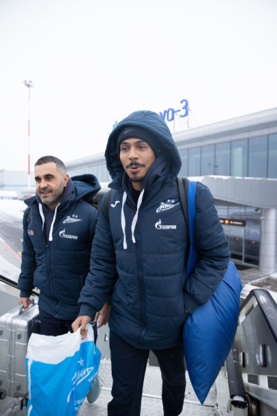 Вылет «Зенита» на матч с «Локомотивом»