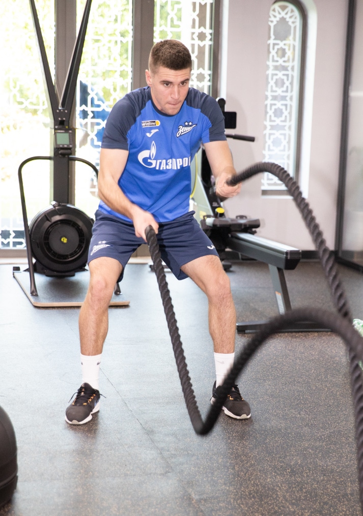 Зимние «Газпром» — тренировочные сборы в Абу-Даби,16 января утренняя тренировка