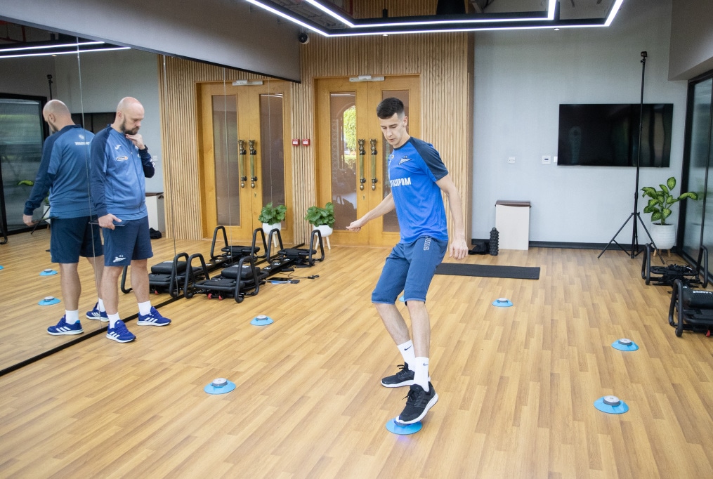 Зимние «Газпром» — тренировочные сборы в Абу-Даби,16 января утренняя тренировка