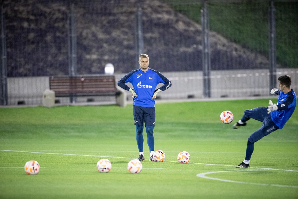 Зимние «Газпром» — тренировочные сборы в Катаре: 4 февраля, вечерняя тренировка