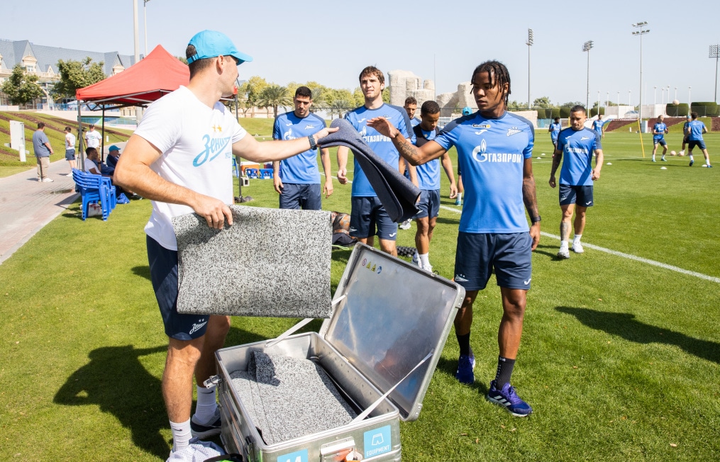 Зимние «Газпром» — тренировочные сборы в Катаре. 6 февраля, утренняя тренировка