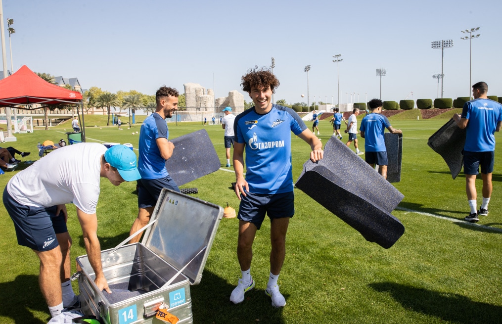 Зимние «Газпром» — тренировочные сборы в Катаре. 6 февраля, утренняя тренировка