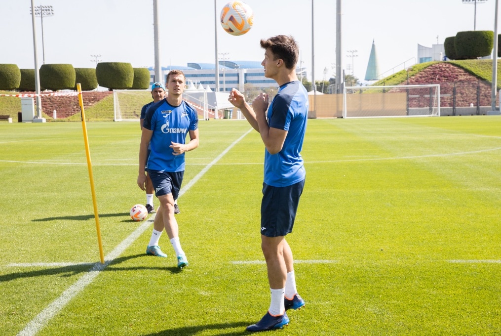 Зимние «Газпром» — тренировочные сборы в Катаре. 6 февраля, утренняя тренировка