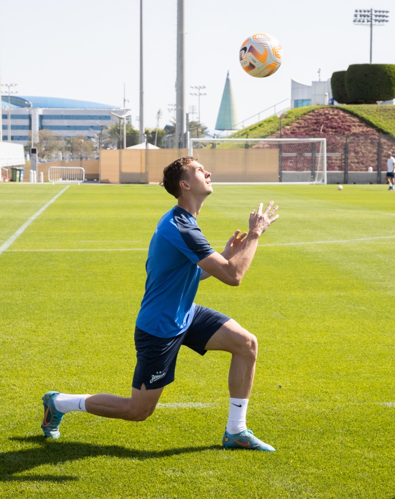 Зимние «Газпром» — тренировочные сборы в Катаре. 6 февраля, утренняя тренировка