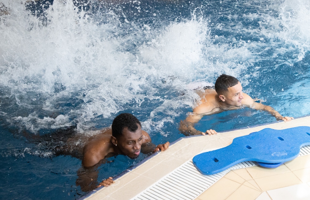 Зимние «Газпром» — тренировочные сборы в Катаре. 6 февраля, утренняя тренировка