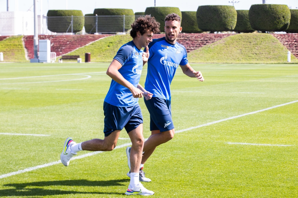 Зимние «Газпром» — тренировочные сборы в Катаре. 6 февраля, утренняя тренировка