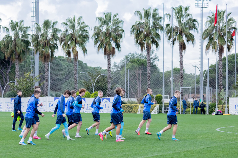 Зимний учебно-тренировочный сбор «Зенита»-2 в Турции: 15 февраля, утренняя тренировка