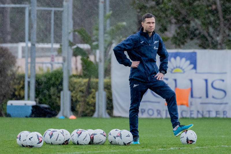 Зимний учебно-тренировочный сбор «Зенита»-2 в Турции: 15 февраля, утренняя тренировка