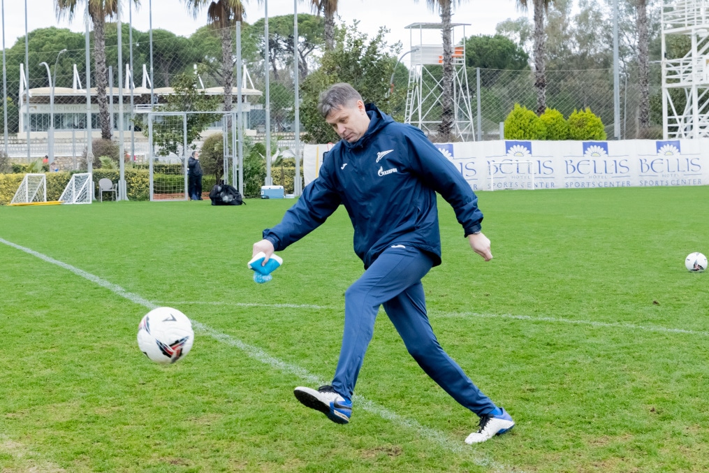 Зимний учебно-тренировочный сбор «Зенита»-2 в Турции: 15 февраля, утренняя тренировка