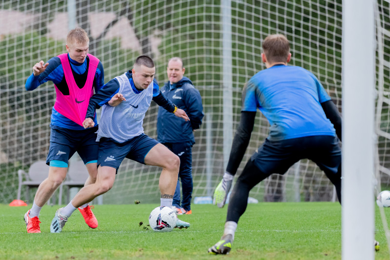 Зимний учебно-тренировочный сбор «Зенита»-2 в Турции: 15 февраля, утренняя тренировка