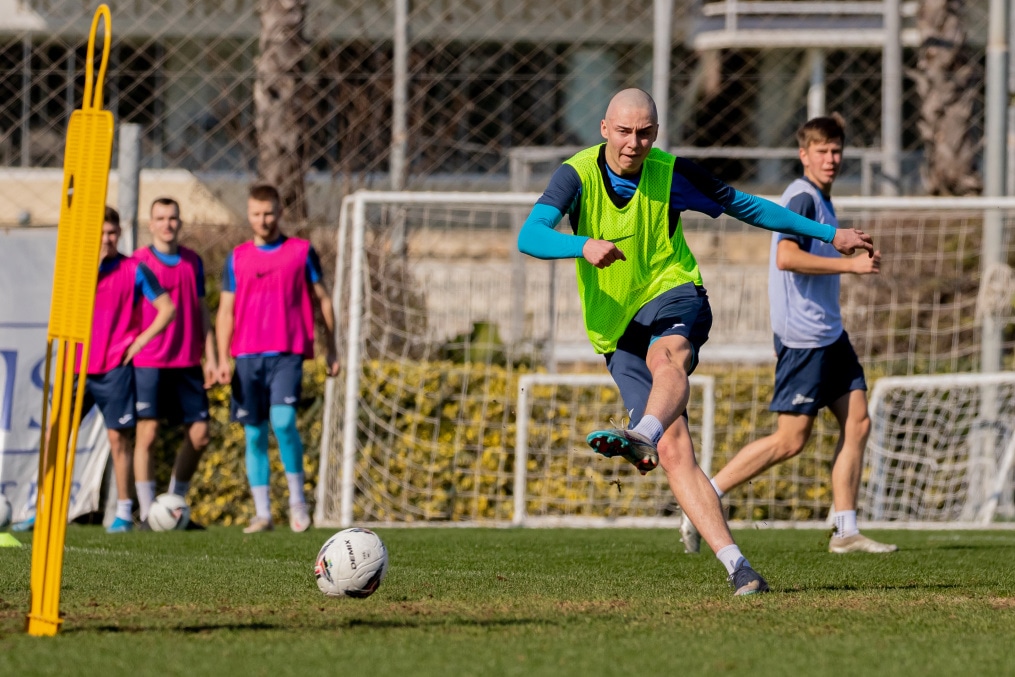 Зимний учебно-тренировочный сбор «Зенита»-2 в Турции: 16 февраля, утренняя тренировка