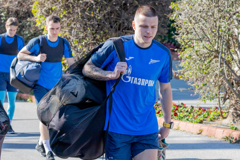 Зимний учебно-тренировочный сбор «Зенита»-2 в Турции: 17 февраля, утренняя тренировка