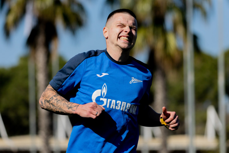 Зимний учебно-тренировочный сбор «Зенита»-2 в Турции: 17 февраля, утренняя тренировка