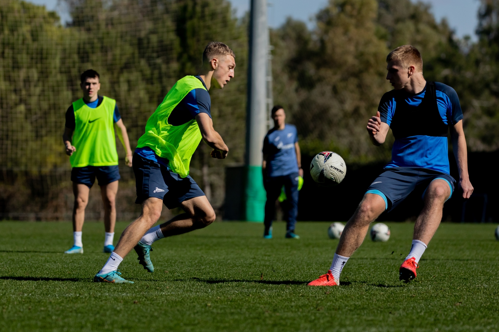 Зимний учебно-тренировочный сбор «Зенита»-2 в Турции: 17 февраля, утренняя тренировка