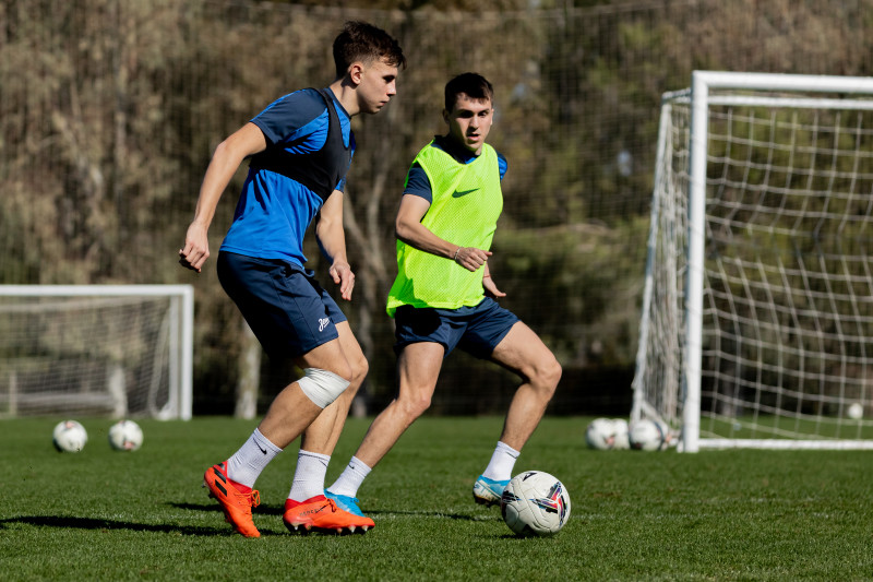 Зимний учебно-тренировочный сбор «Зенита»-2 в Турции: 17 февраля, утренняя тренировка