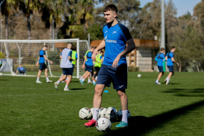 Зимний учебно-тренировочный сбор «Зенита»-2 в Турции: 17 февраля, утренняя тренировка