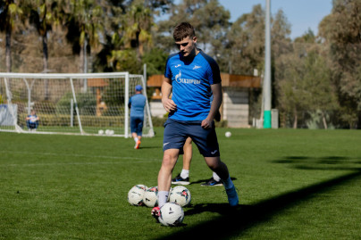 Зимний учебно-тренировочный сбор «Зенита»-2 в Турции: 17 февраля, утренняя тренировка