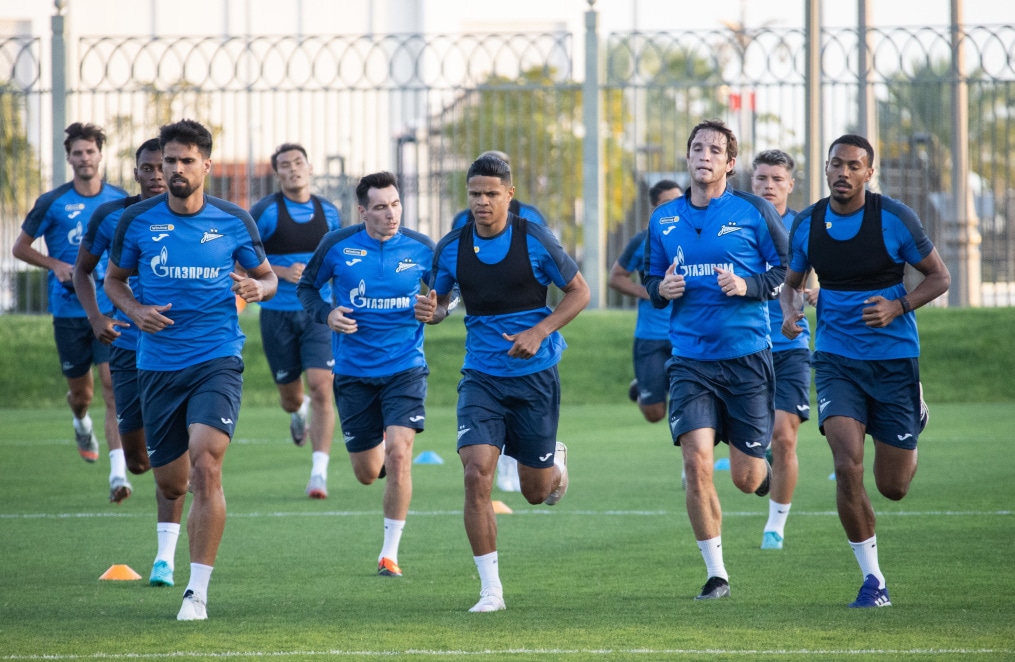 Третьи «Газпром» — тренировочные сборы  в Абу-Даби: 17 февраля, вечерняя тренировка