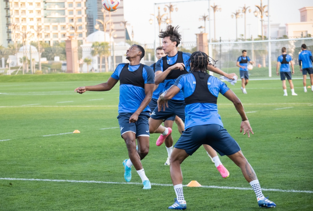 Третьи «Газпром» — тренировочные сборы  в Абу-Даби: 17 февраля, вечерняя тренировка