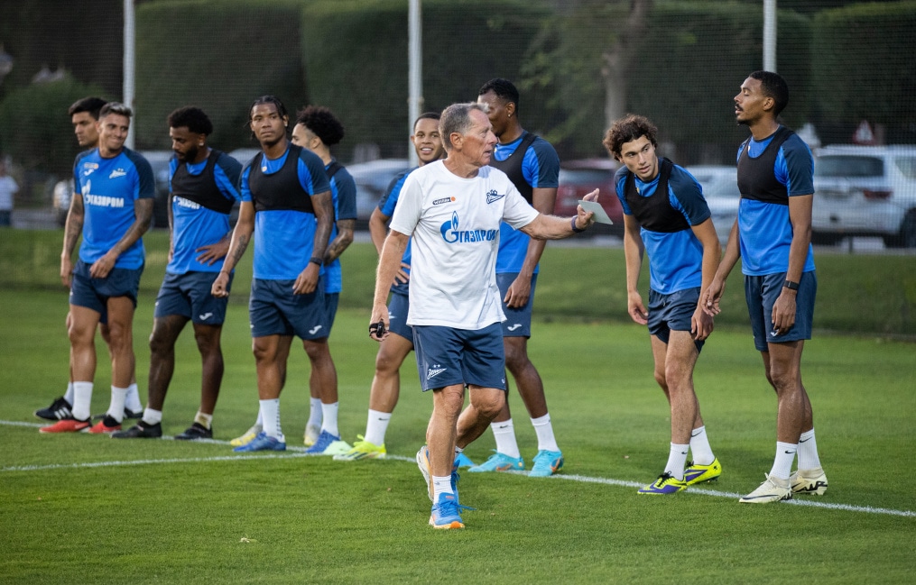 Третьи «Газпром» — тренировочные сборы  в Абу-Даби: 17 февраля, вечерняя тренировка