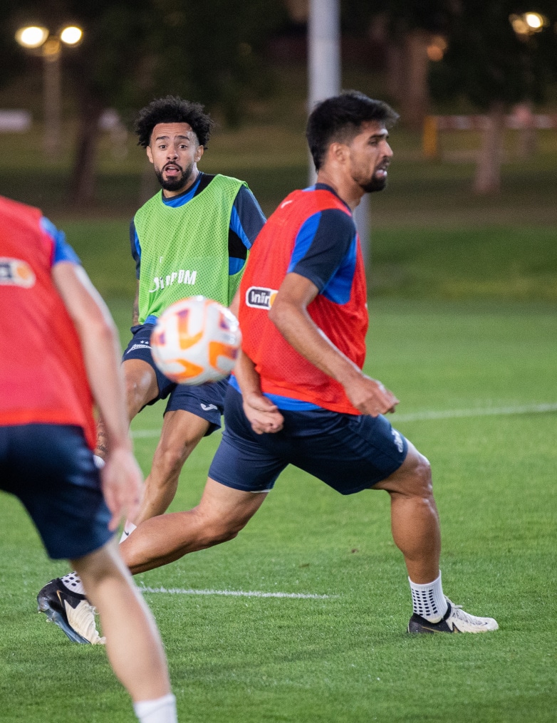 Третьи «Газпром» — тренировочные сборы  в Абу-Даби: 17 февраля, вечерняя тренировка