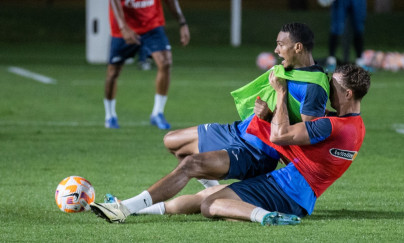 Третьи «Газпром» — тренировочные сборы  в Абу-Даби: 17 февраля, вечерняя тренировка