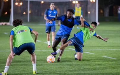Третьи «Газпром» — тренировочные сборы  в Абу-Даби: 17 февраля, вечерняя тренировка