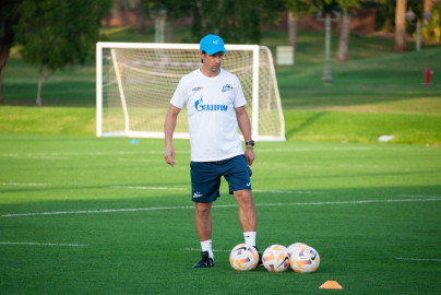 Третьи «Газпром» — тренировочные сборы  в Абу-Даби: 17 февраля, вечерняя тренировка