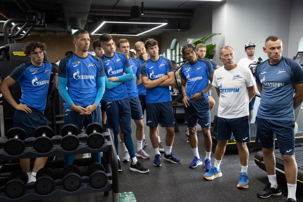 Третьи «Газпром» — тренировочные сборы  в Абу-Даби: 18 февраля, утренняя тренировка