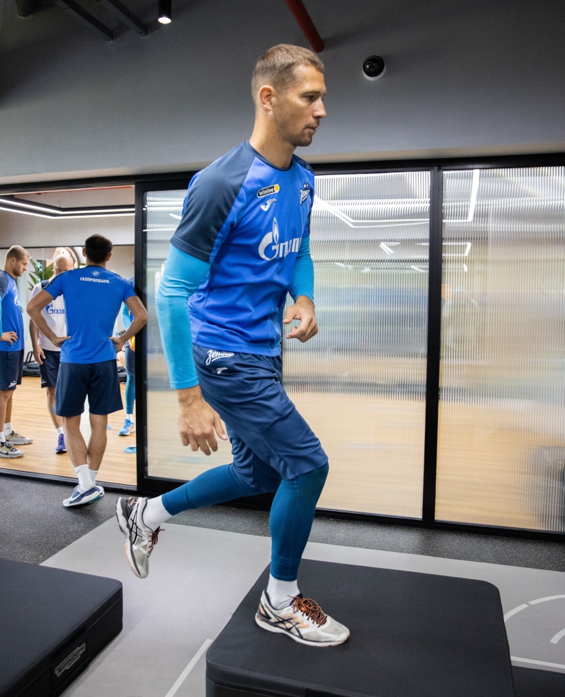 Третьи «Газпром» — тренировочные сборы  в Абу-Даби: 18 февраля, утренняя тренировка