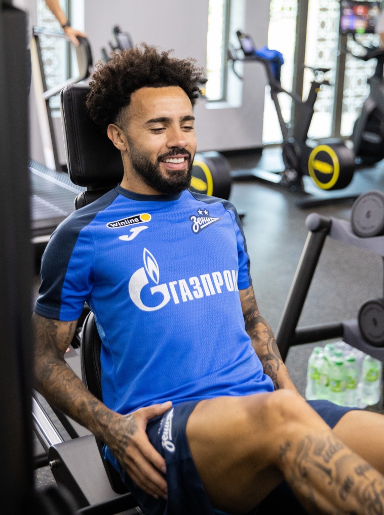 Третьи «Газпром» — тренировочные сборы  в Абу-Даби: 18 февраля, утренняя тренировка